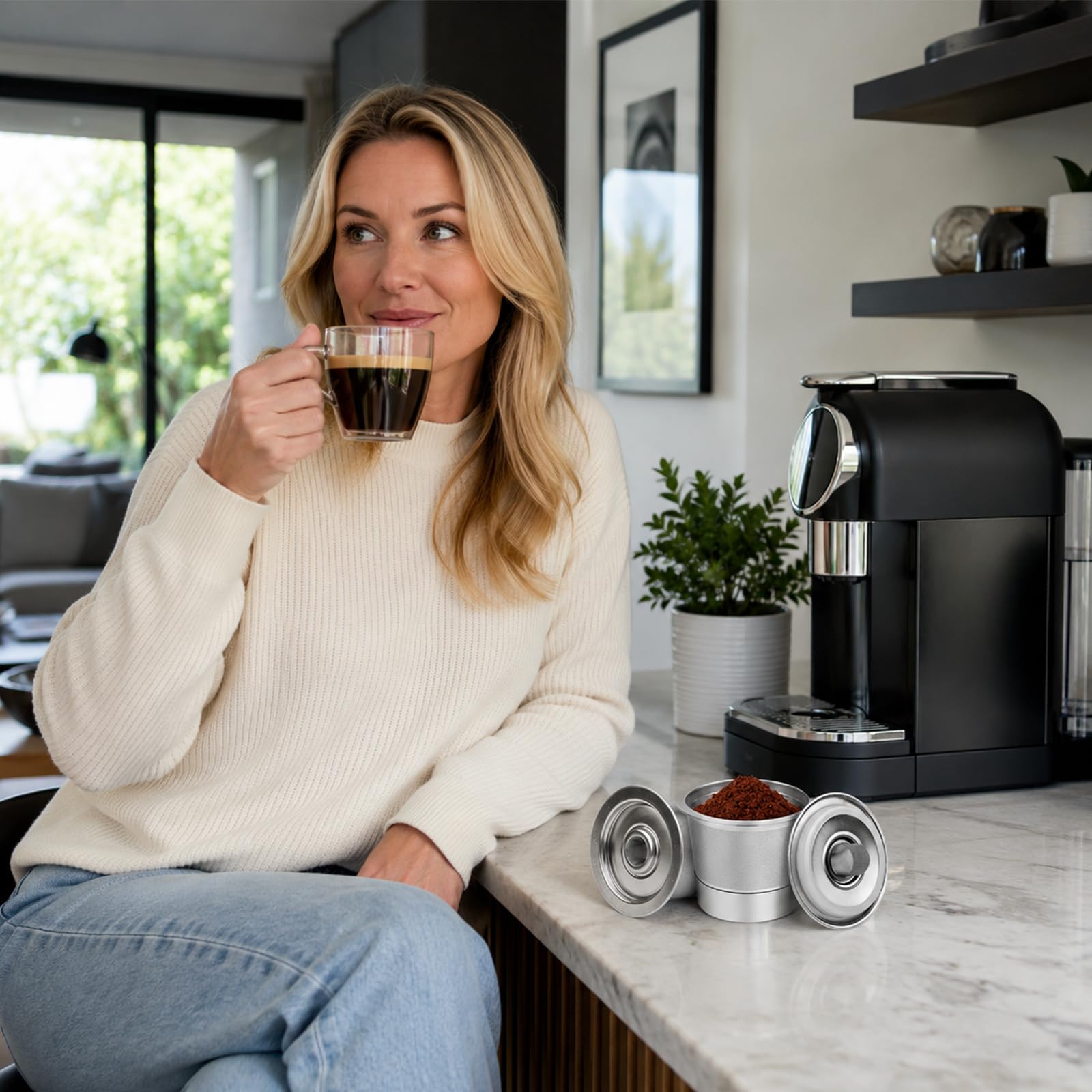 Eco-friendly stainless steel Keurig refillable pod