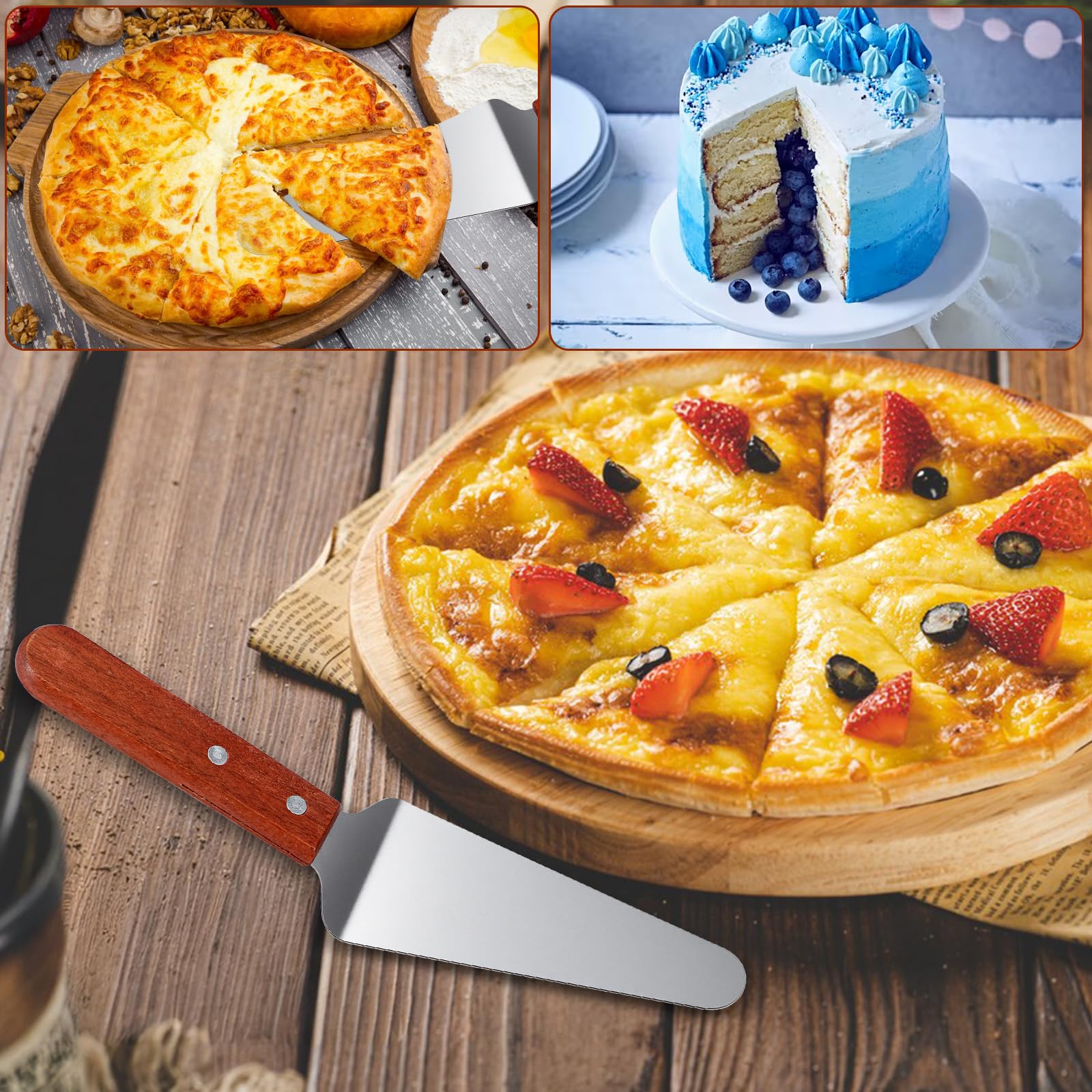 Pizza pie server bulk set for weddings parties and events