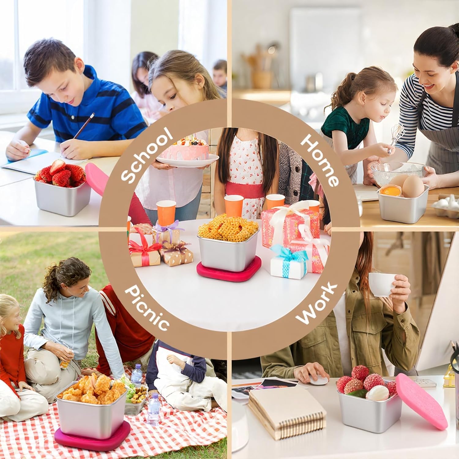 dishwasher-safe snack containers for cleaning