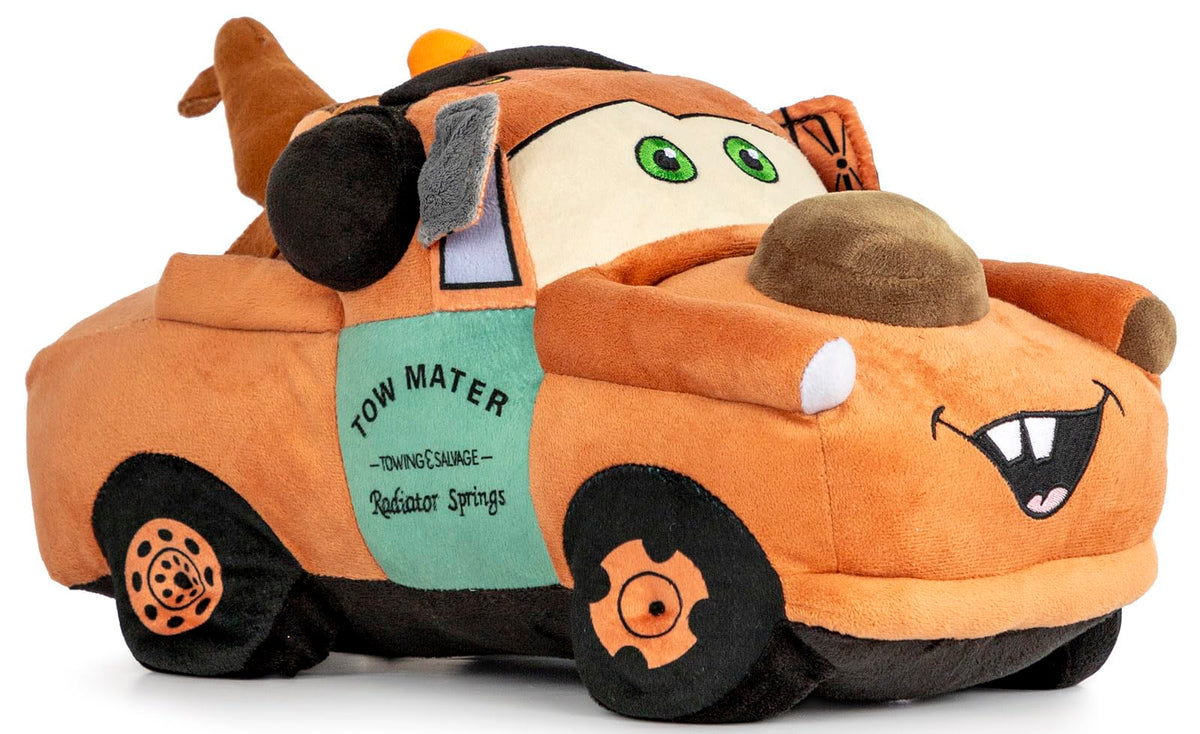 Disney Pixar Cars Tow Mater plush pillow buddy 7.5 x 14 inches