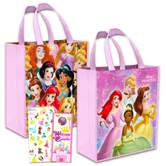 Disney Princess reusable tote bags for groceries 15x13x6.5 inches