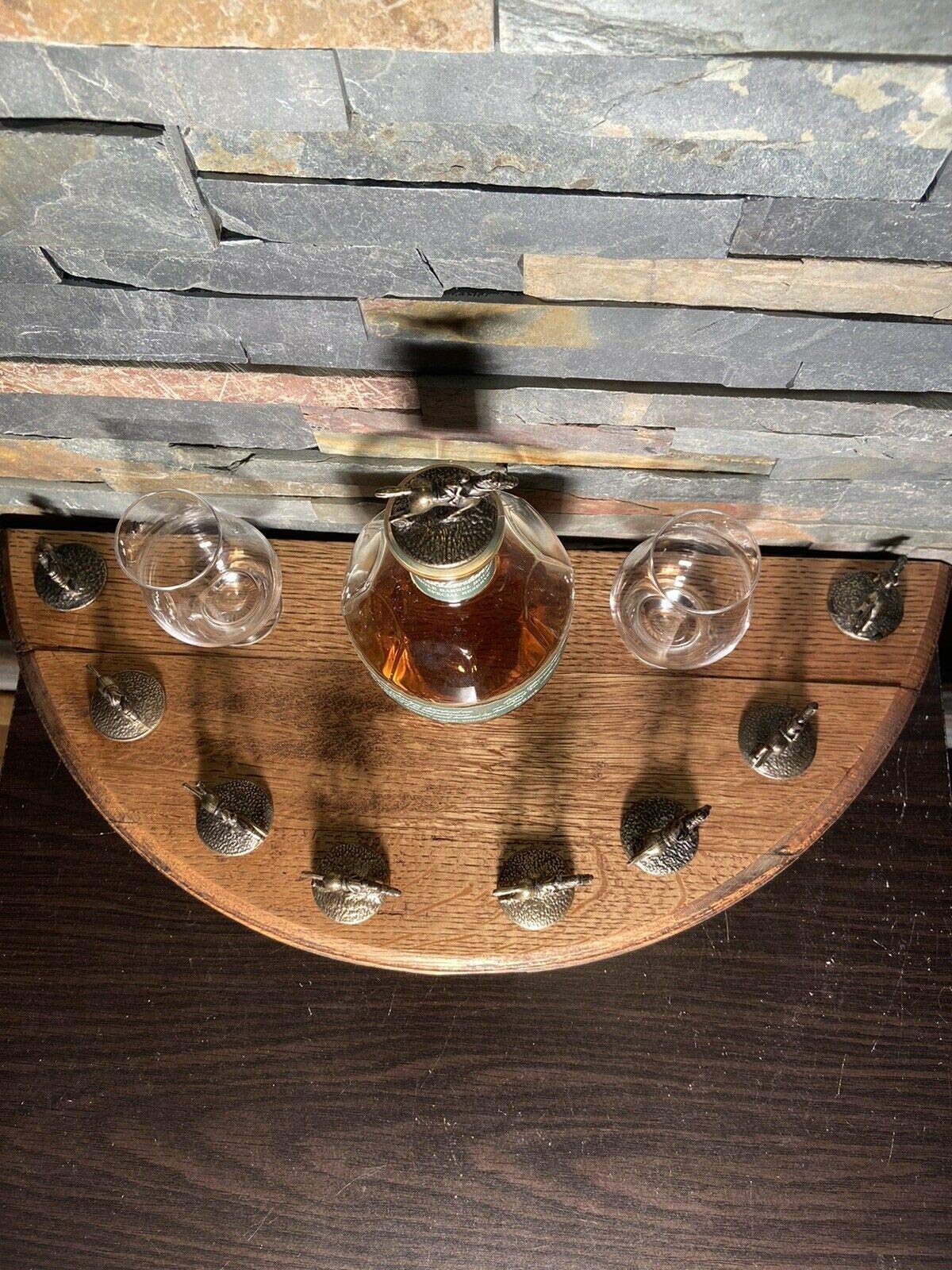 USA handmade bourbon cork display with chestnut stain