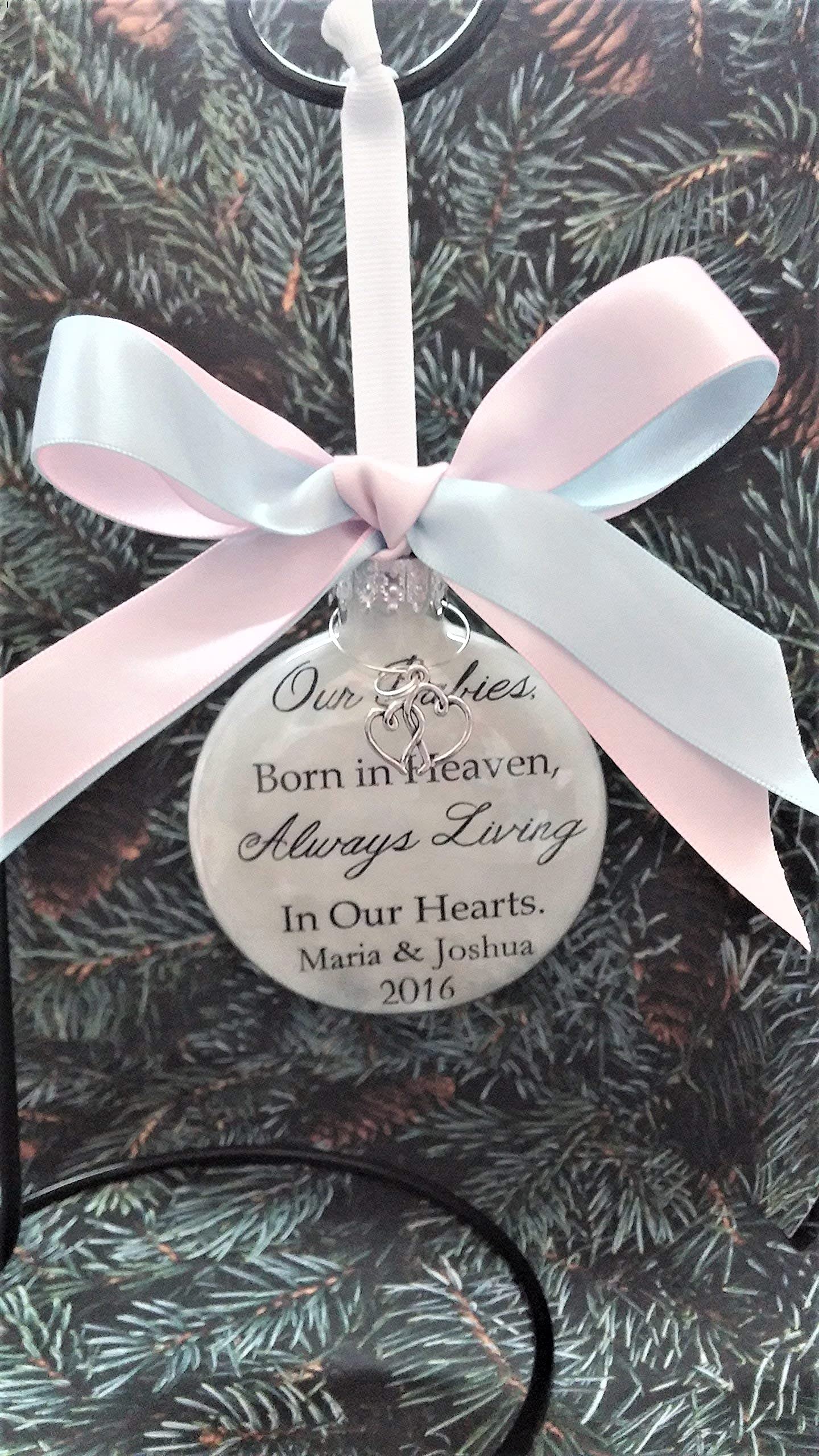 3 inch glass memorial ornament packaging and care