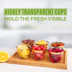 Clear party cups for cold drinks Tobvory 9oz