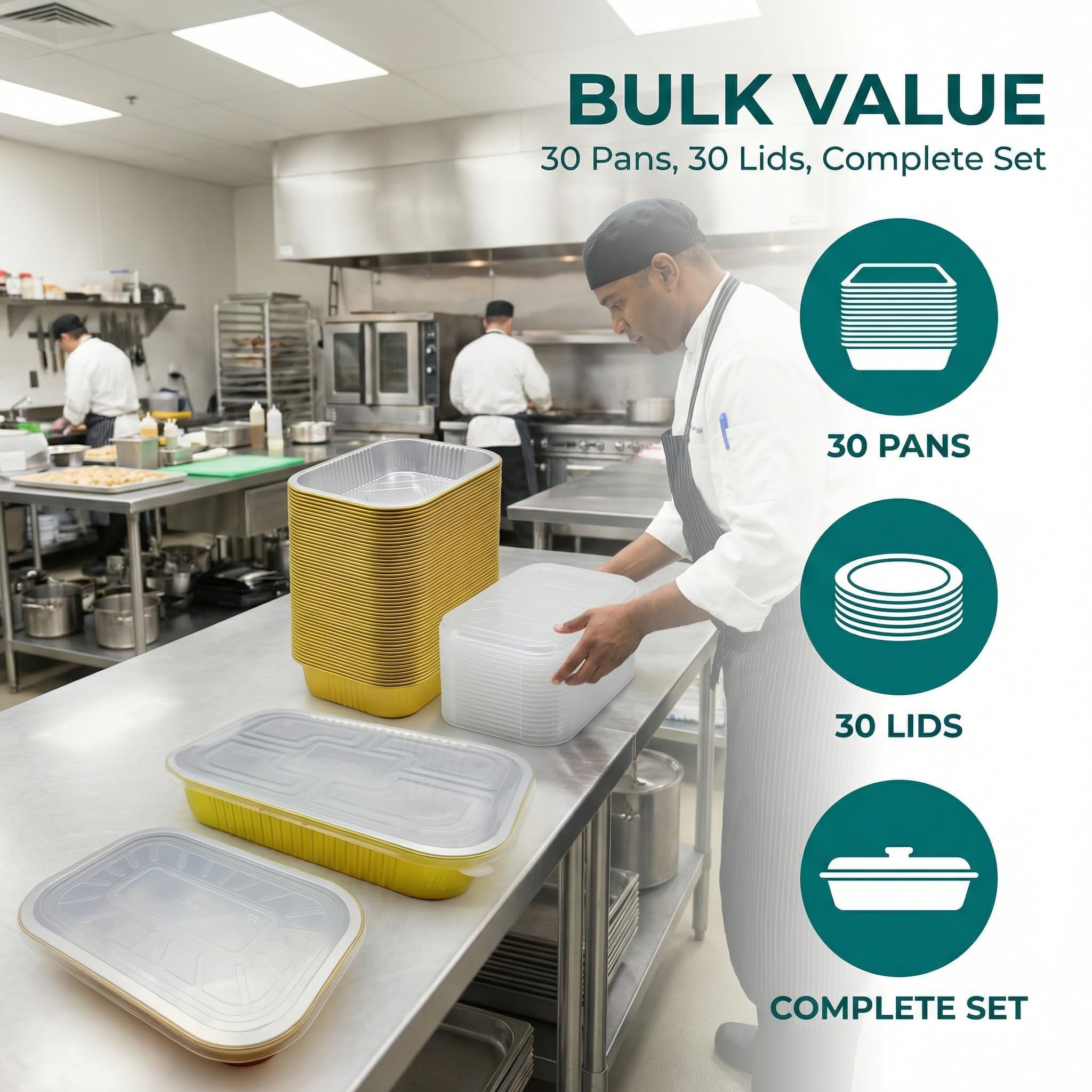 leak proof lid for aluminum pan
