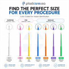 Disposable dental microbrushes for bonding and etchant use