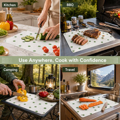 Textured PE cutting mats designed for meat seafood and vegetables