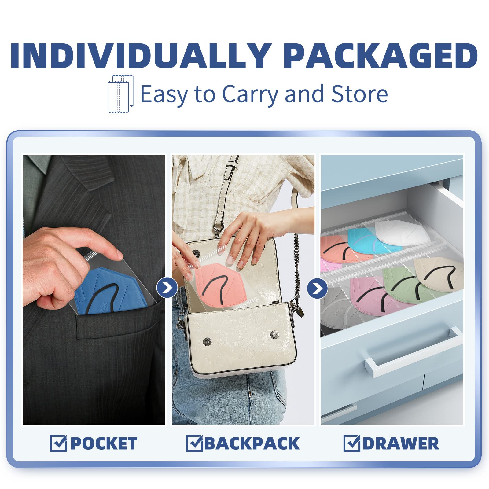 Disposable KN95 mask with non-woven melt-blown hot air cotton layers