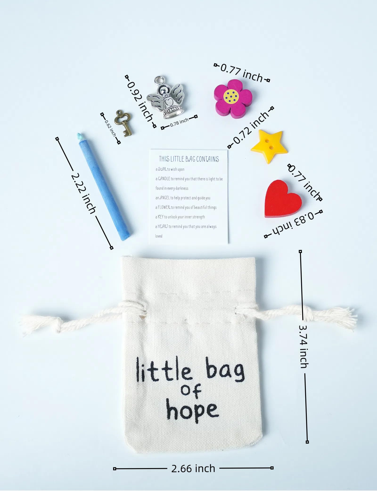 Front of bag printed with Little Bag Of Hope
