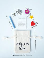 Front of bag printed with Little Bag Of Hope
