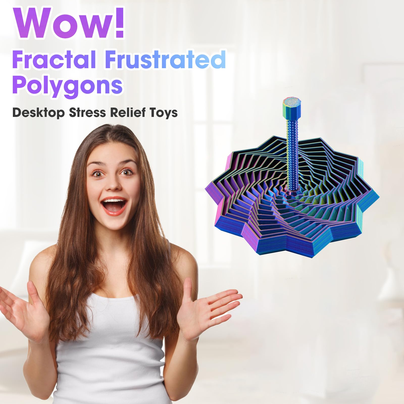 Gift-ready star shaped fidget for adults and teens