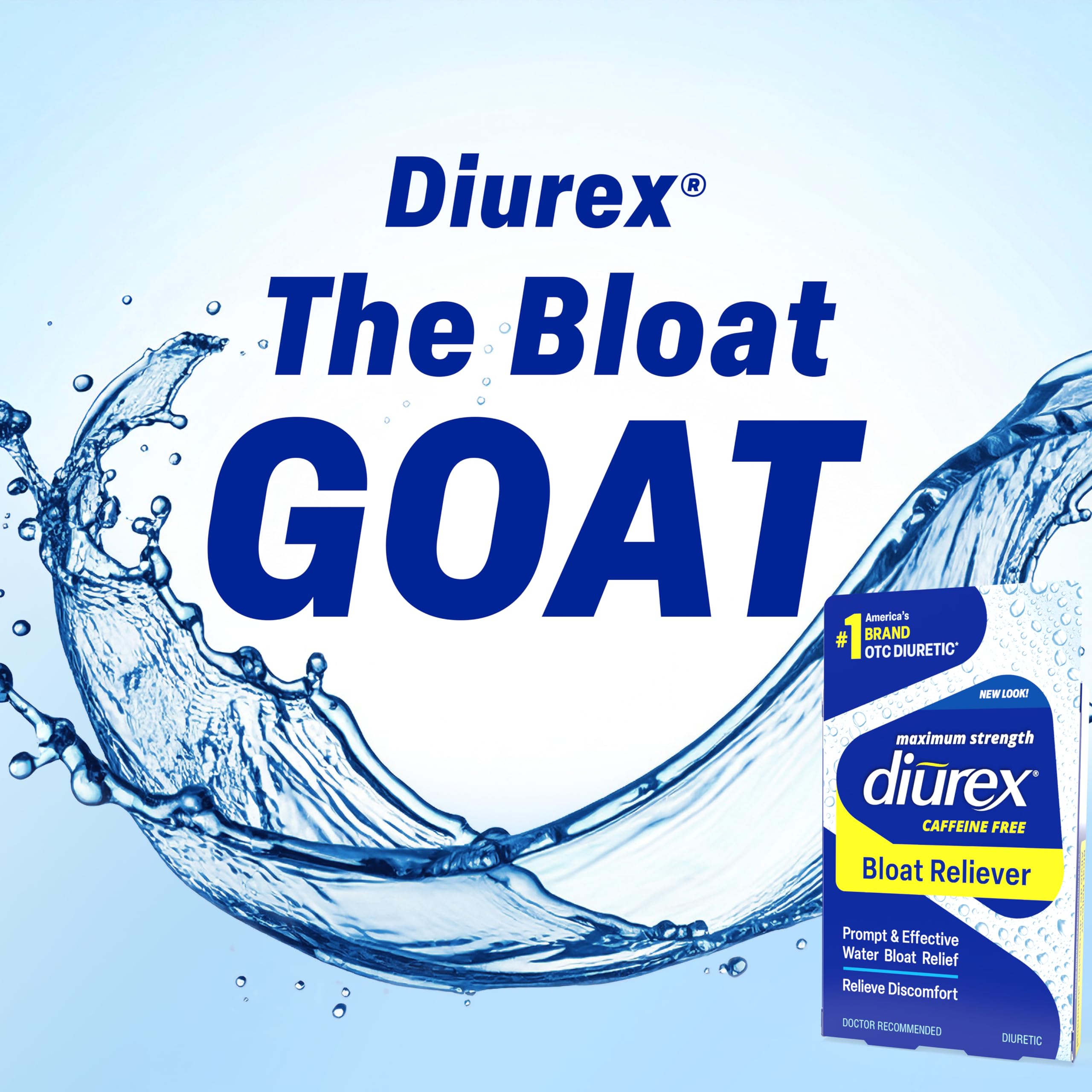Diurex bloat relief caplets close up