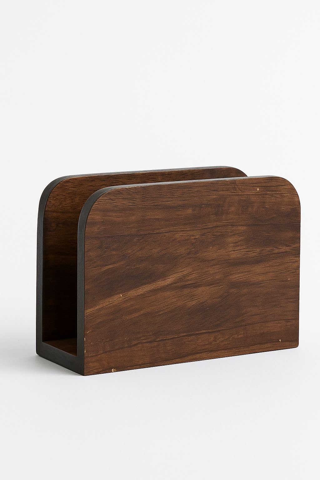 Divine Glance premium mango wood napkin holder on table
