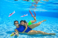 pool diving toy under water torpedo shark for kids