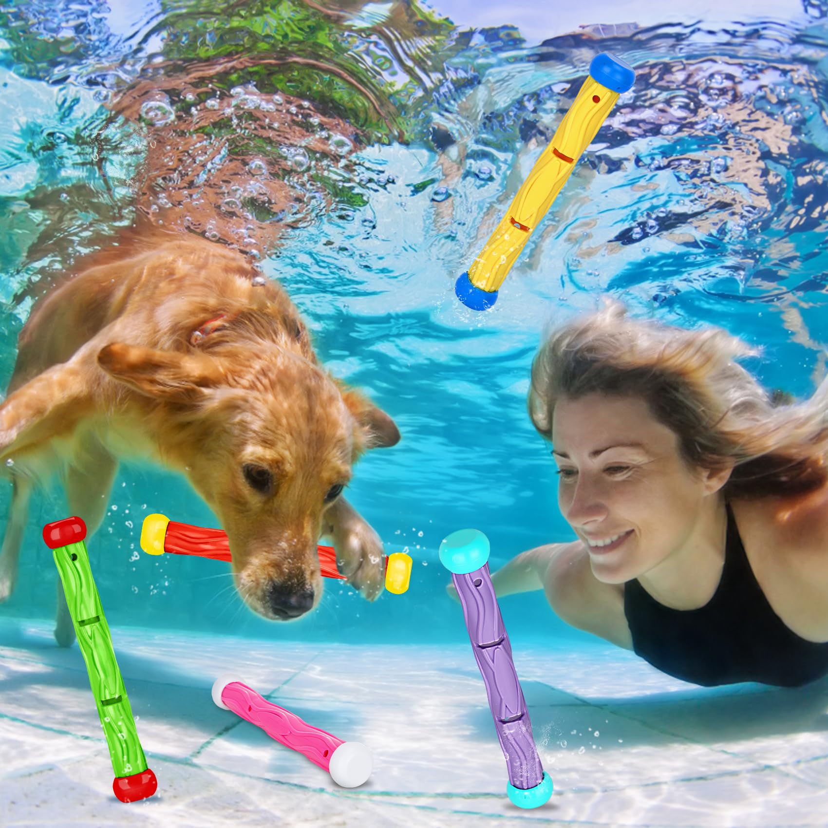 Diving toys 8-pcs for pool party water play