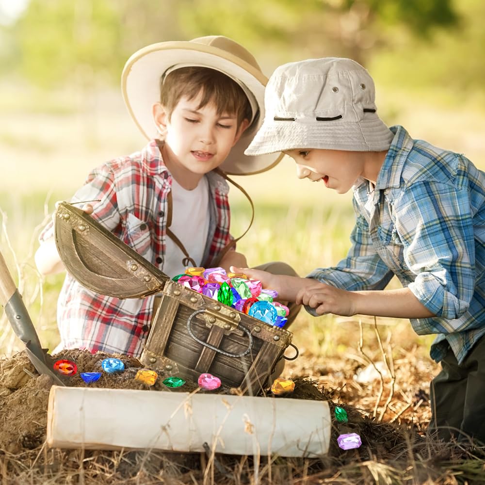 Diving treasure gems and party decoration gems for treasure hunts