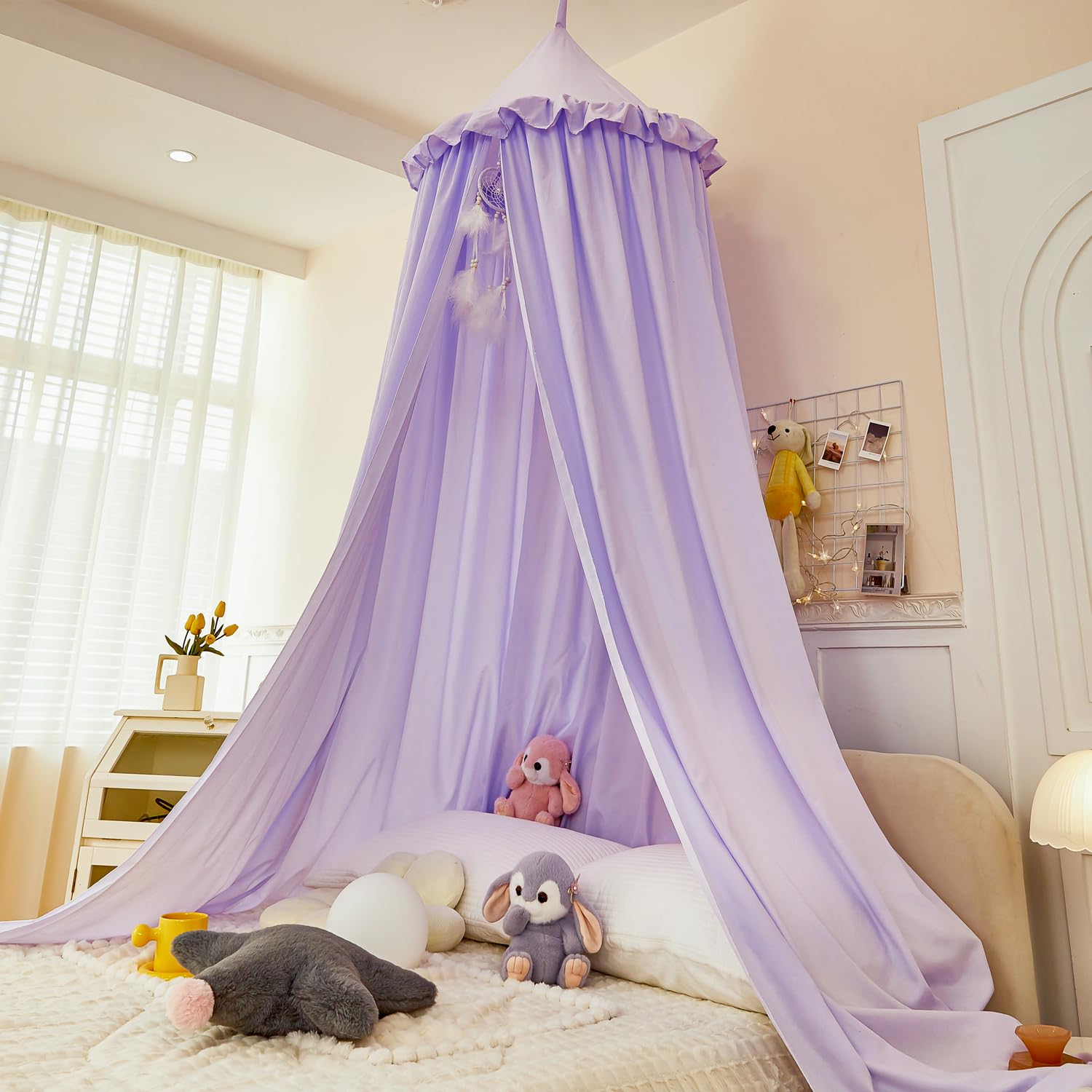 dix-rainbow canopy length 106-3 inch over bed