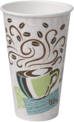 Dixie Perfectouch insulated paper hot cup Coffee Haze Design 16oz 75 count