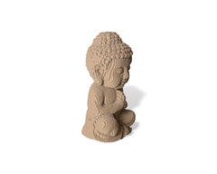 DIY kit components for Buddha cardboard sculpture