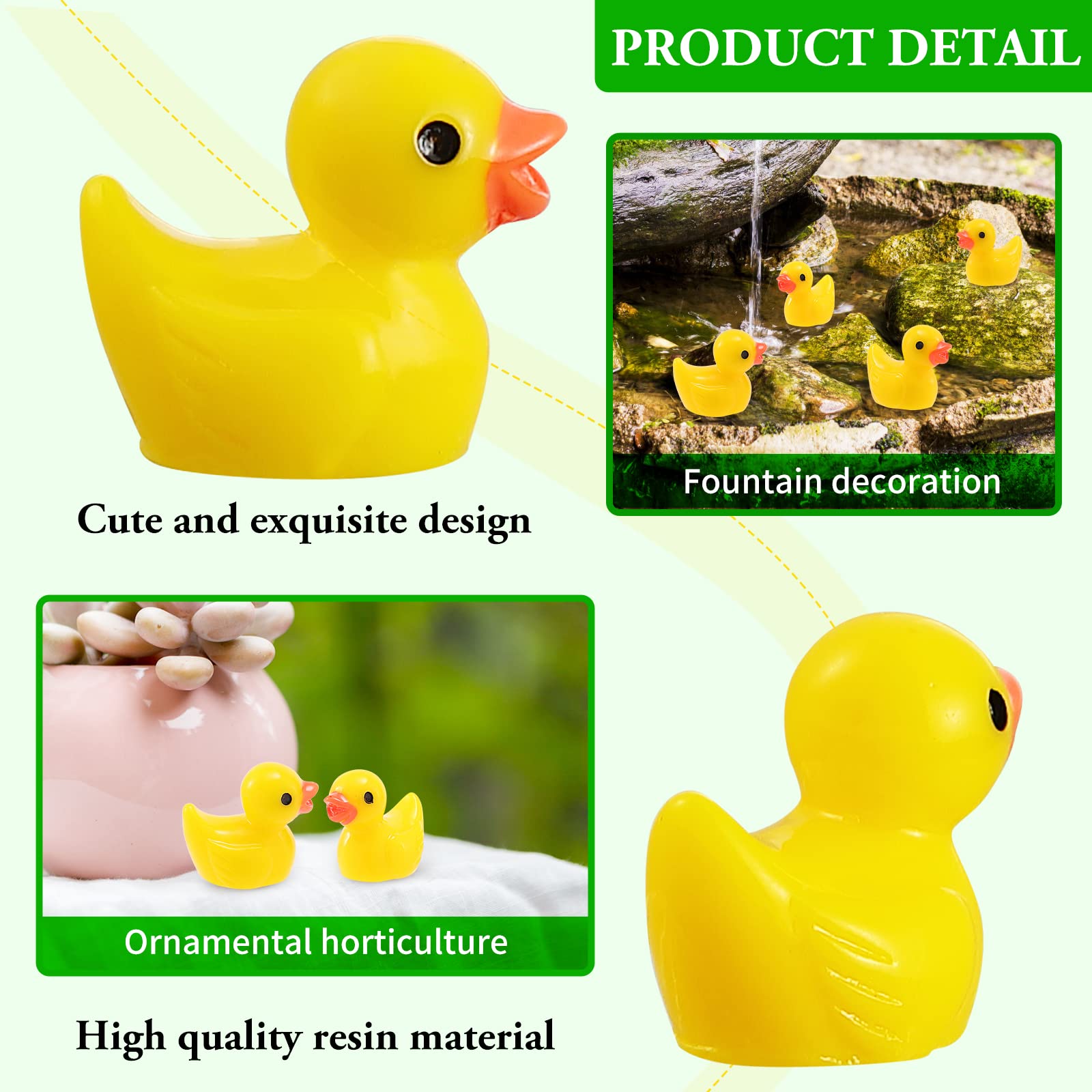 Party favors and classroom prizes with resin ducks