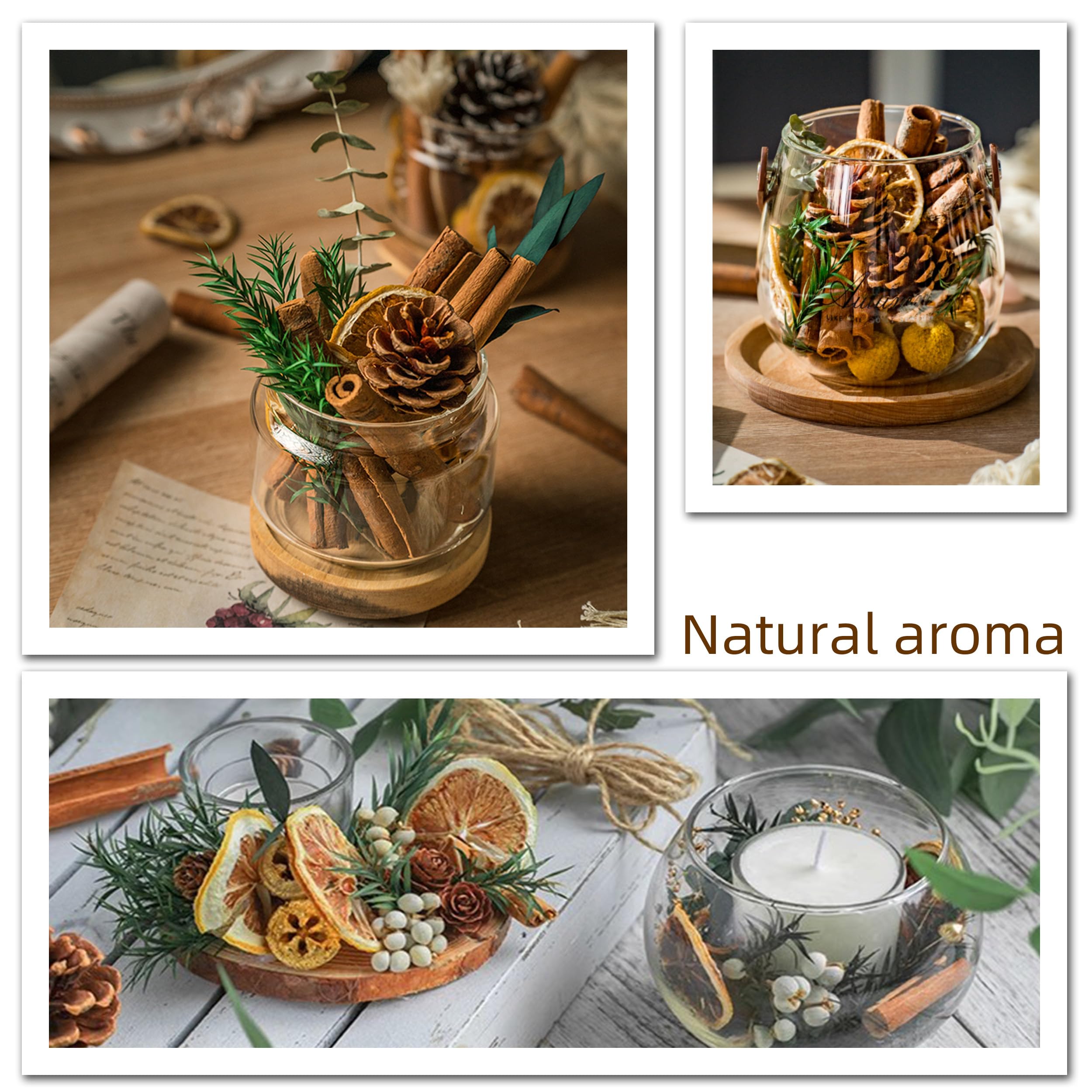 12 types of dried flowers and fruits in the kit