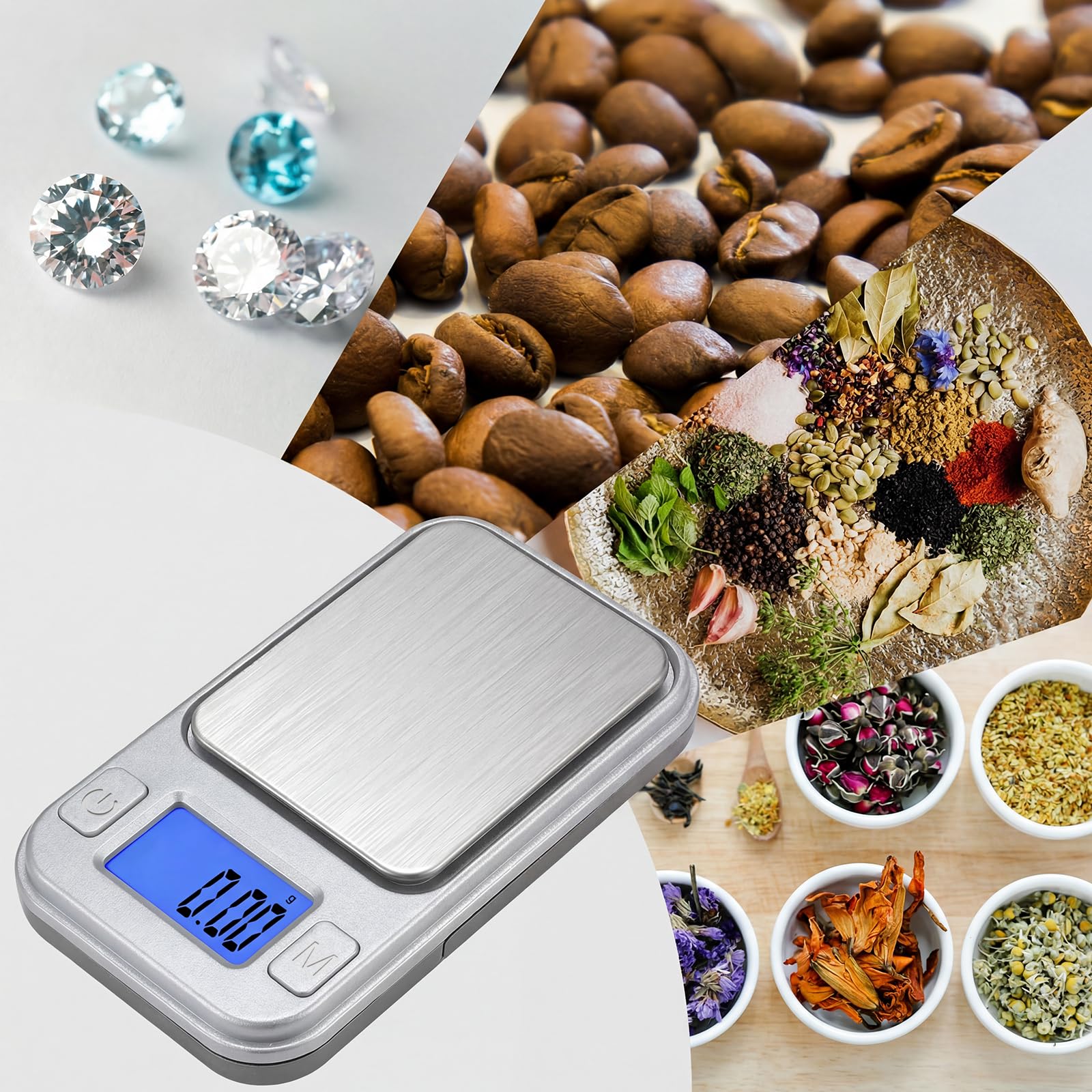 Diyife portable scale for small foods and powders