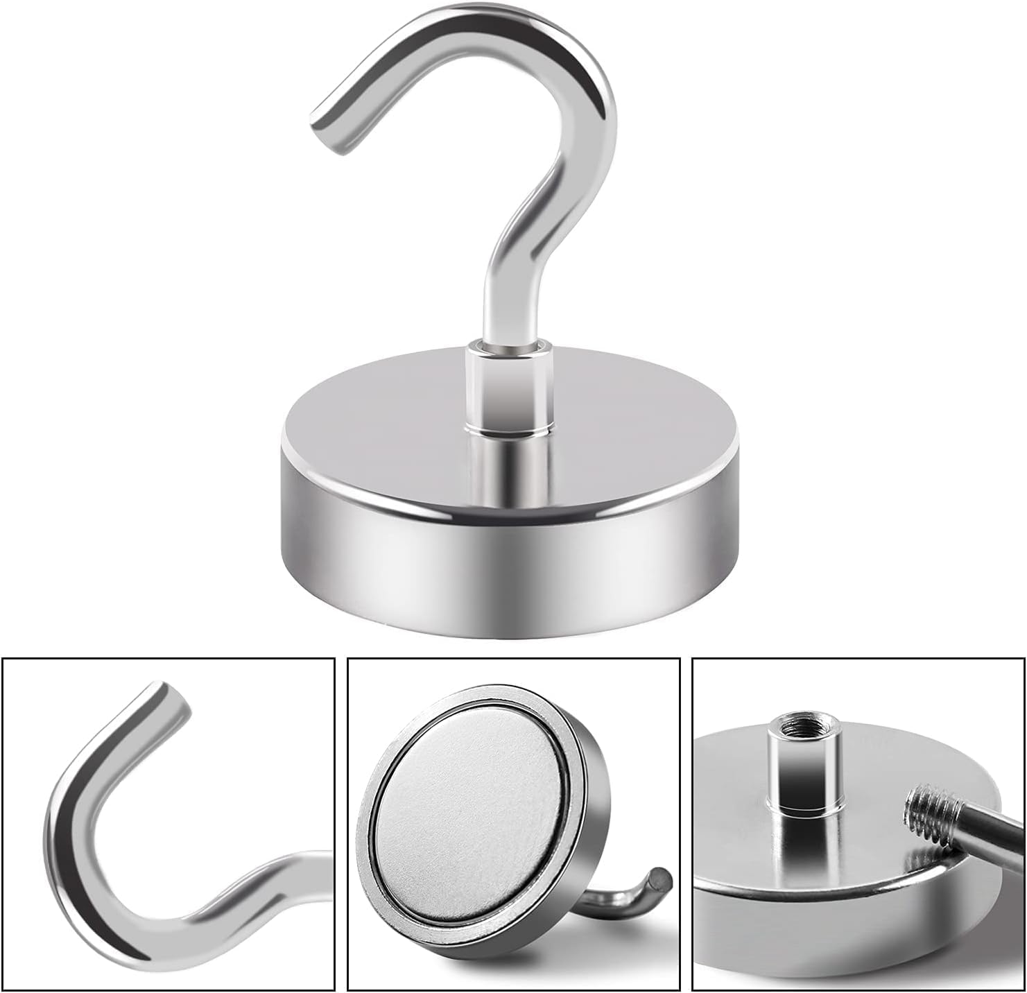 diymag 120lb magnetic hook illustration
