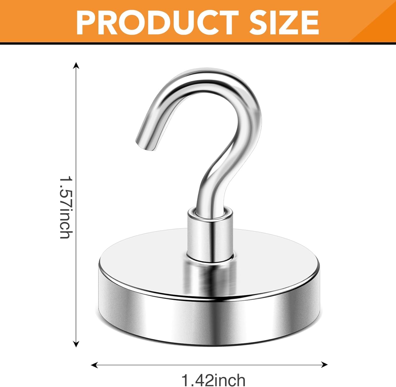 diymag 30lb magnetic hook illustration