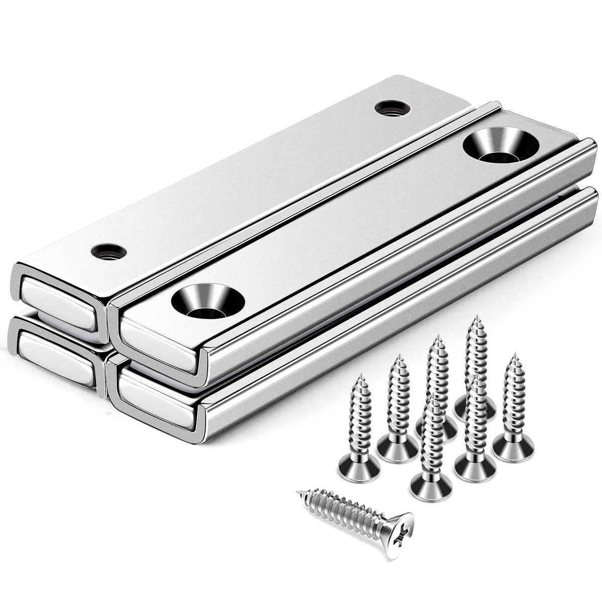 DIYMAG Magnets Strips 80 LBS four pack