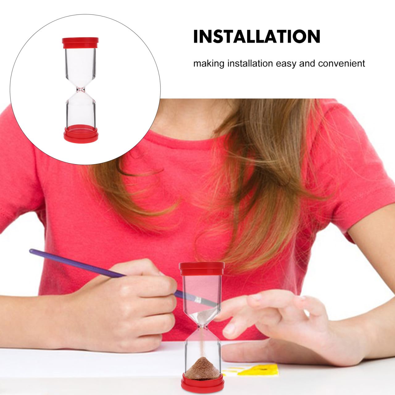 DIYEAH home office decorative hourglass timer