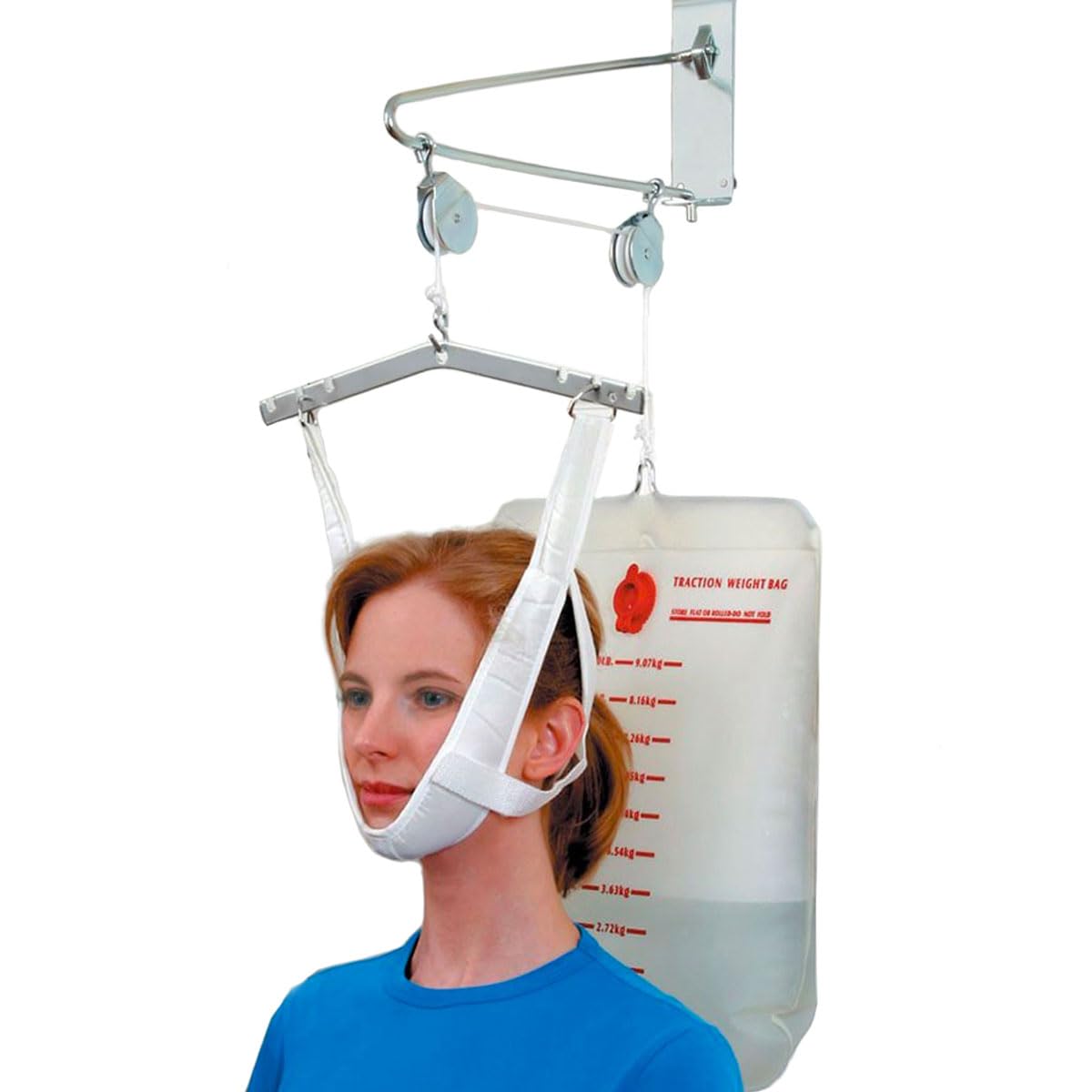 DMI over-the-door posture corrector for cervical traction device