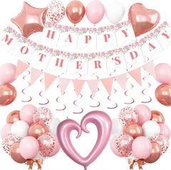 DMIGHT Mothers Day Decorations banner with Happy Mothers Day message