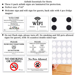 Do Not Flush sign included in rental signs bundle