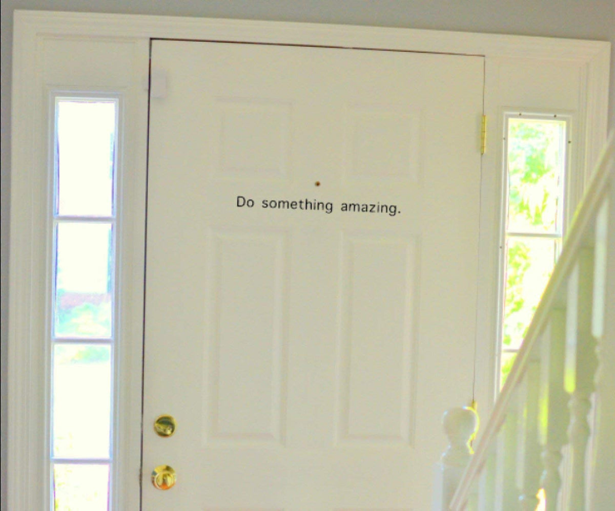 Do Something Amazing Vinyl Wall Decal Sticker Art wall decor