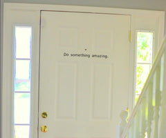 Do Something Amazing Vinyl Wall Decal Sticker Art wall decor