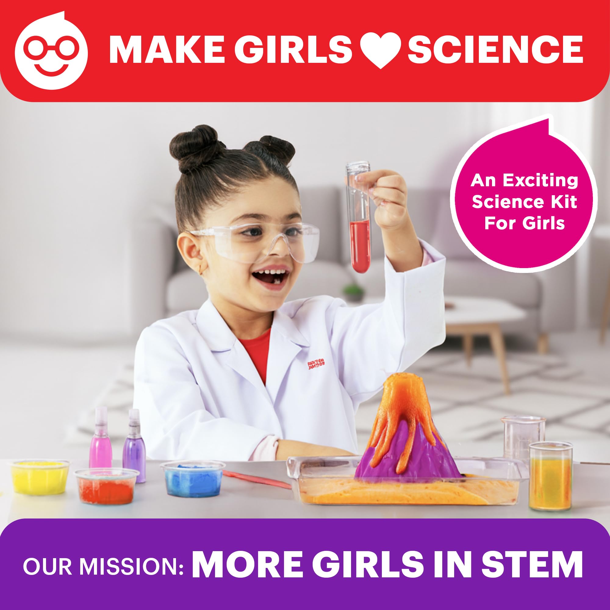 Doctor Jupiter Girls' First Science Experiments Kit for Kids Ages 4+ instruction manual