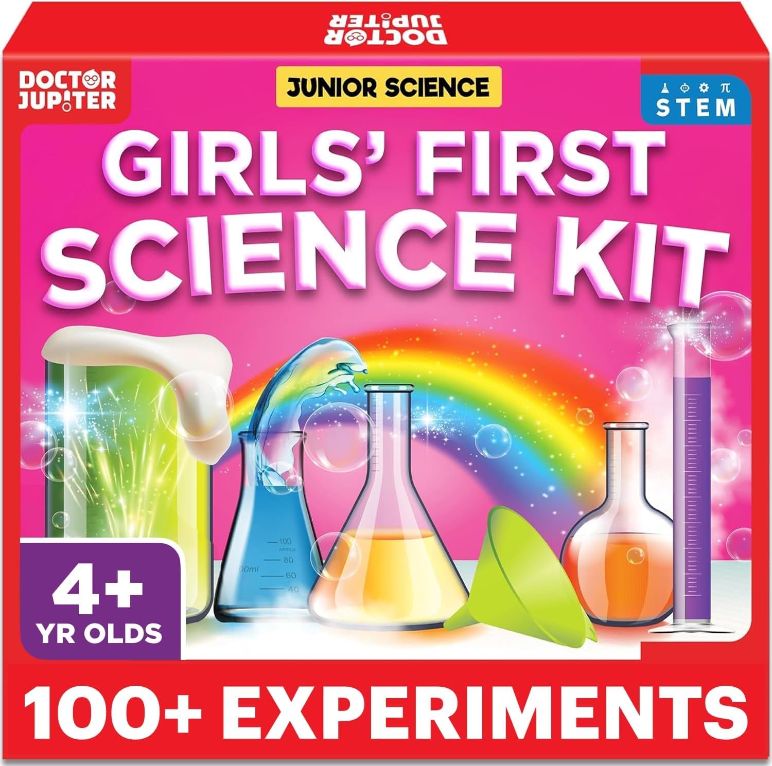 Doctor Jupiter Girls' First Science Experiments Kit product front view