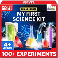 Doctor Jupiter My First Science Experiments Kit for Kids Ages 4+ packaging