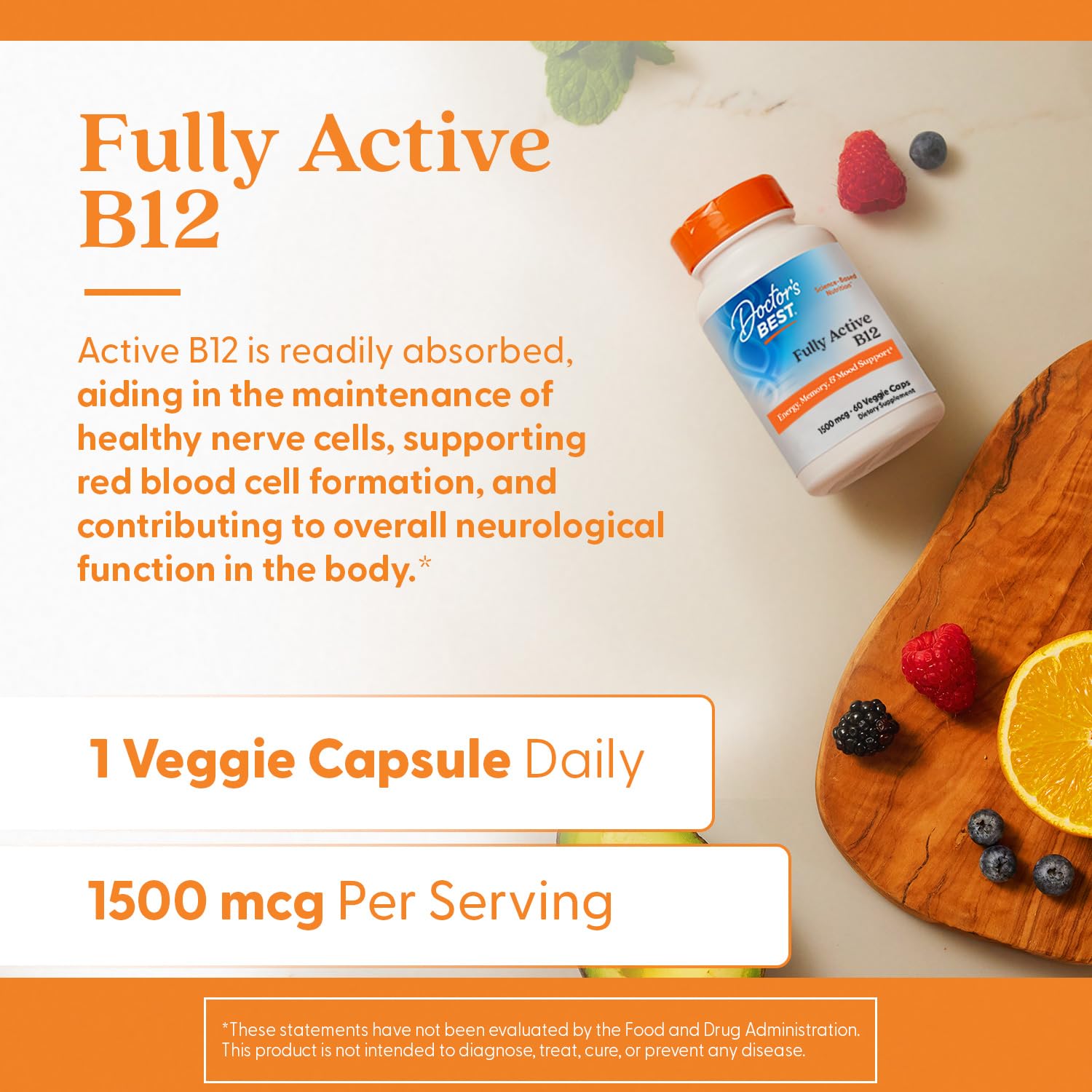 Bottle containing 60 Veg Capsules per bottle