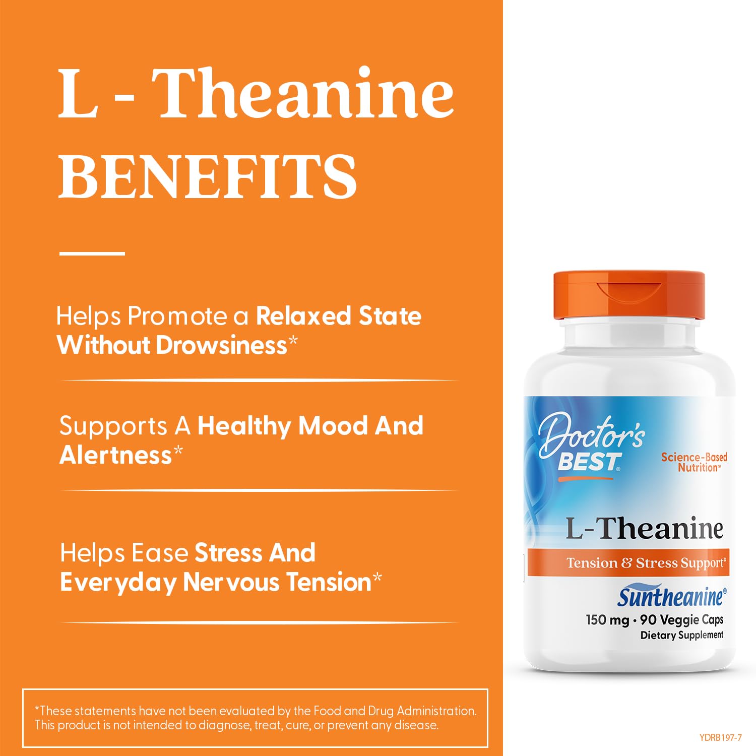 veggie capsules l-theanine 150mg doctors best