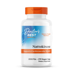 Doctor's Best nattokinase 2000 FU vegan capsules 270 count