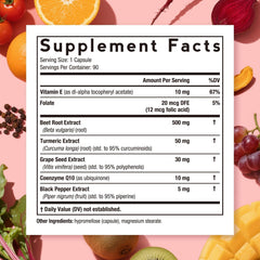 Beet Root Extract with Grape Seed in the formula
