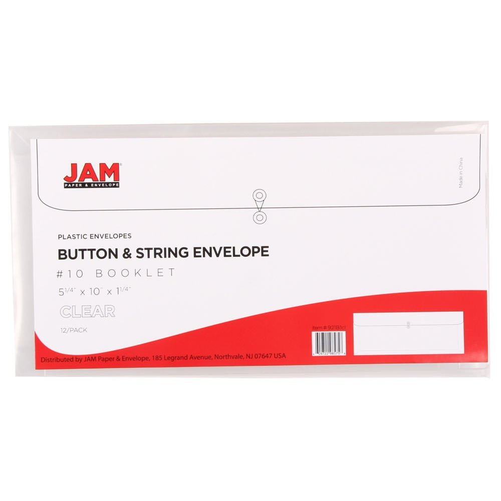 Pack of six envelopes for organizing documents