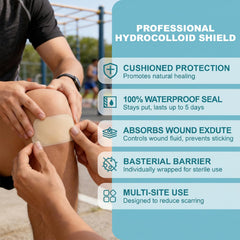 15 count value pack of Dodanros hydrogel bandages individually wrapped