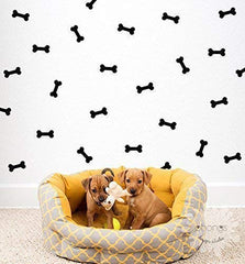 Dog bone wall decal 3 inch each bone