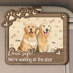 Dog cat personalized visor clip for pet lovers