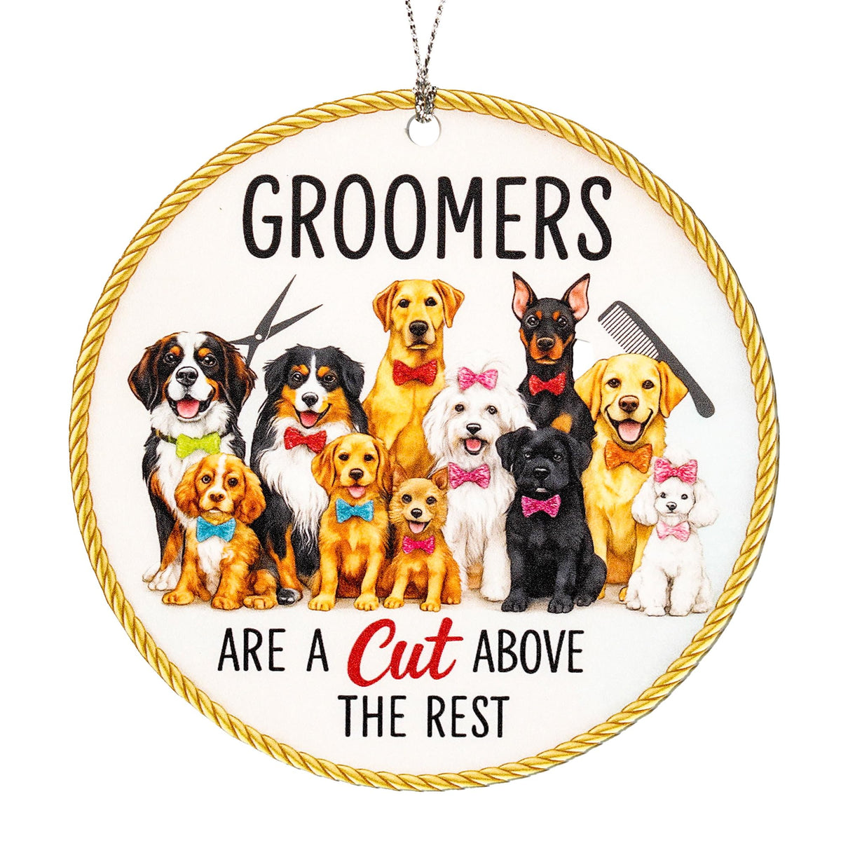 Dog Groomer Gifts 2025 ornament product image