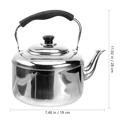 Ergonomic handle whistling tea kettle by DOITOOL