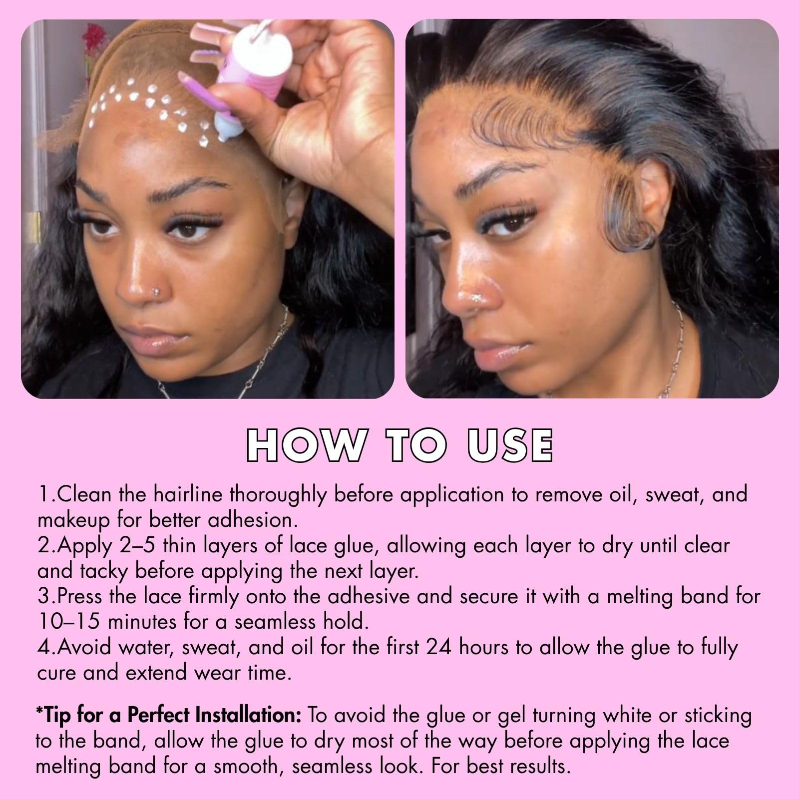 Dolahair lace glue kit with accessories