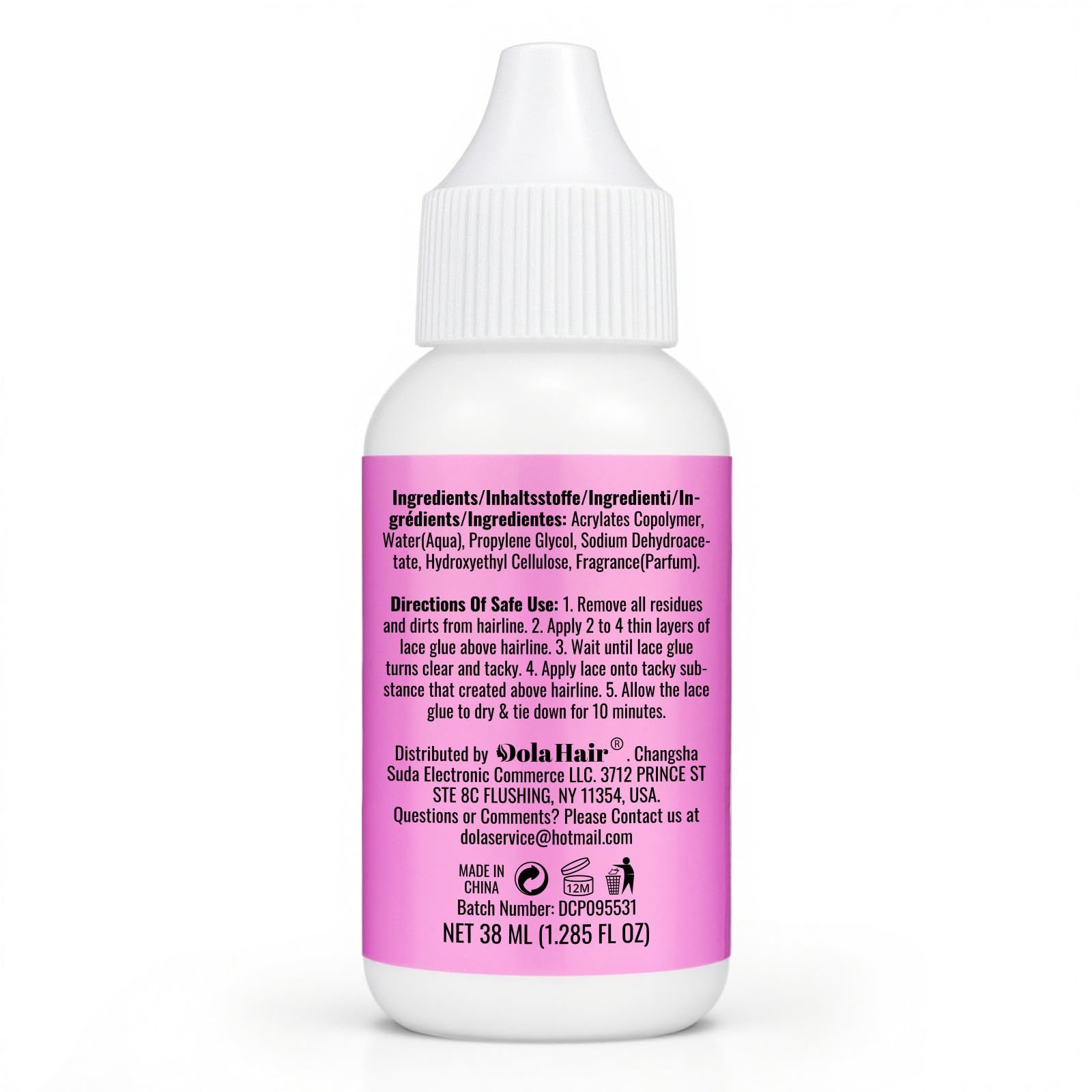 Dolahair patch test usage guidance